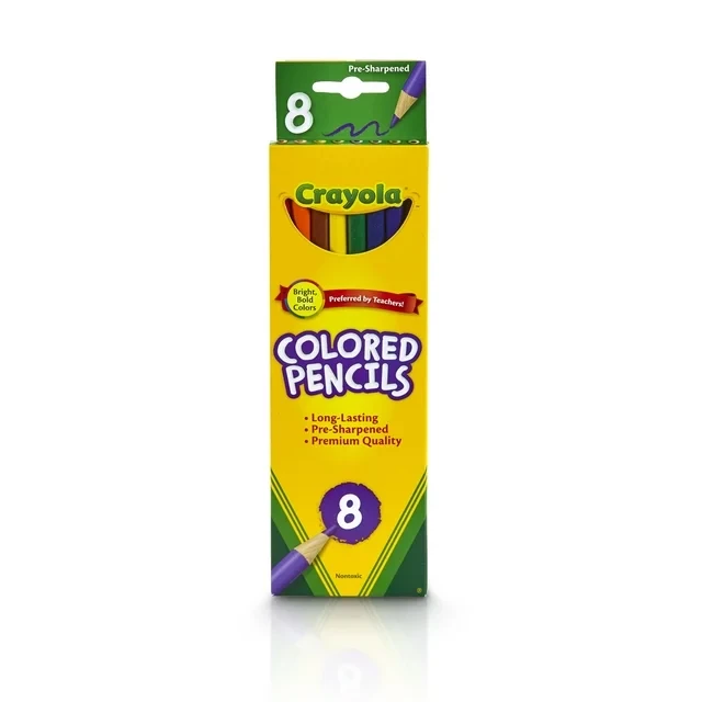 Crayola Colored Pencils, 8 ct