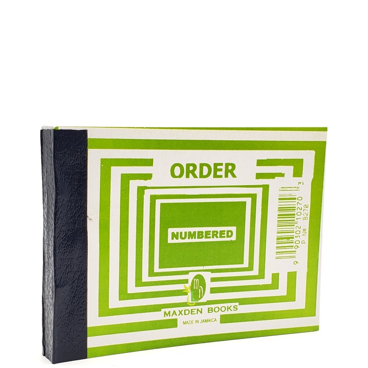 MAXDEN ORDER BOOK NUMBERED 1/2 N/S DUP 1