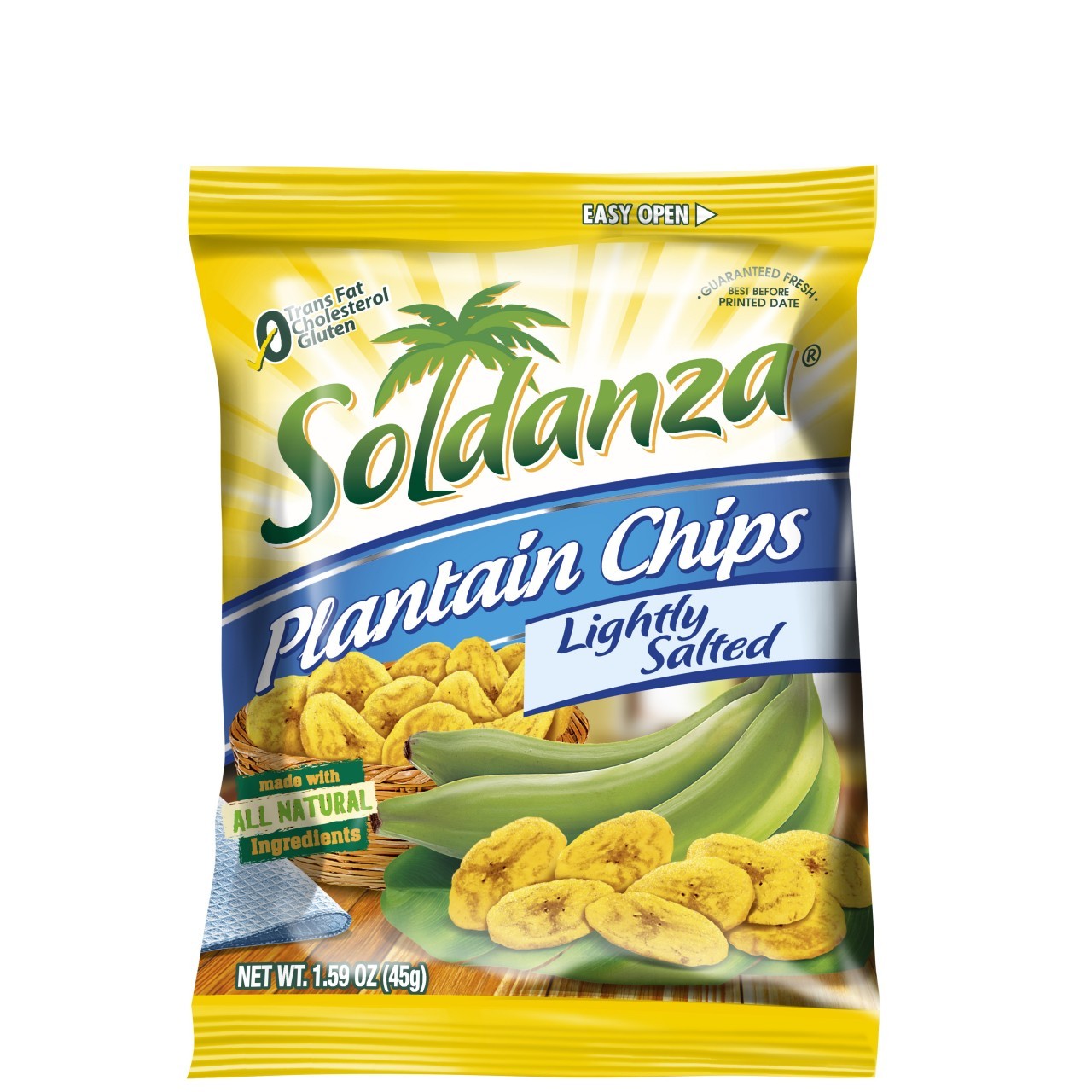 SOLDANZA PLANTAIN CHIPS 45g