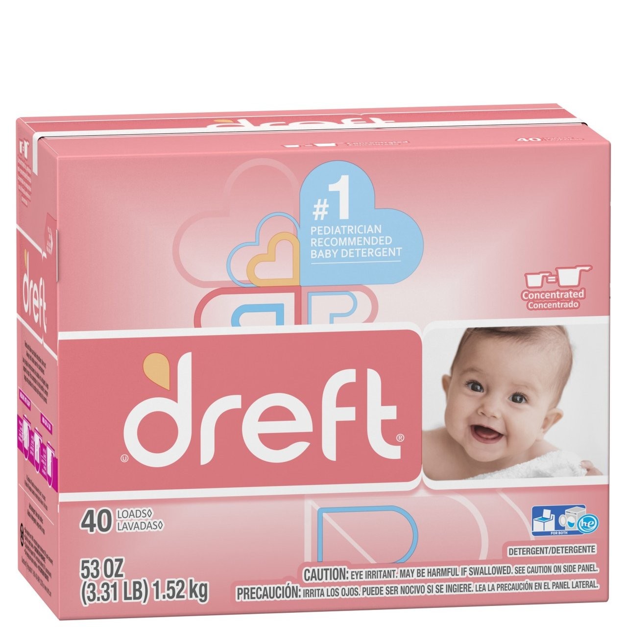 DREFT POWDER DETERGENT 53oz