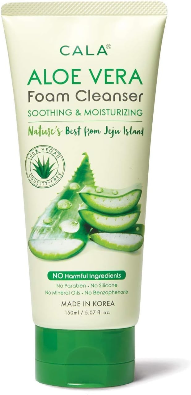 CALA ALOE VERA FOAM CLEANSER: (150ml)