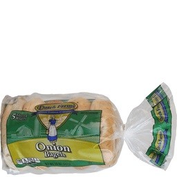 DUTCH FARMS BAGELS ONION 5ct