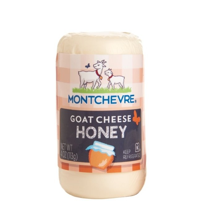 MONTCHEVRE GOAT CHEESE LOG HONEY 4oz