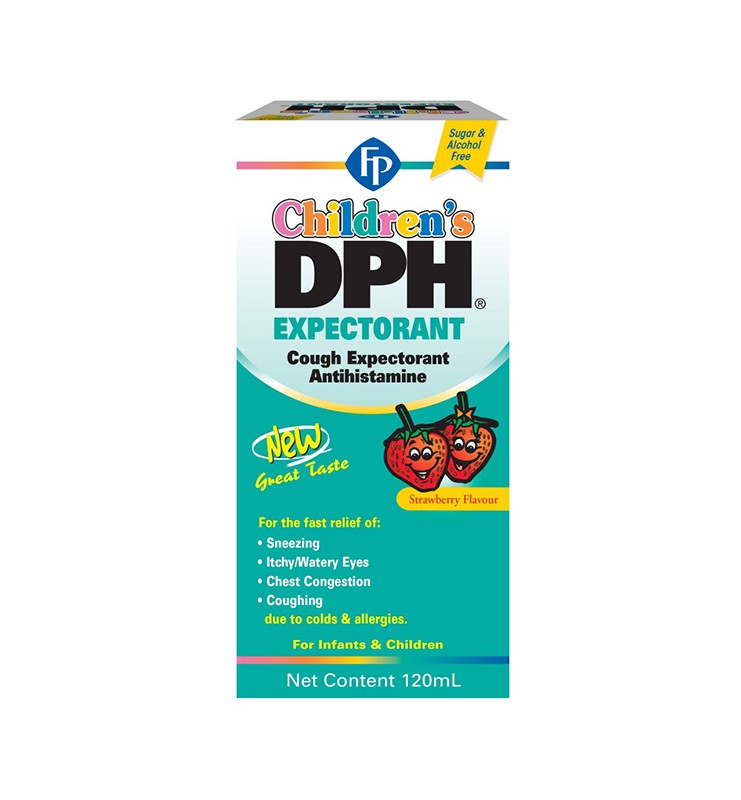 FP CHILDREN DPH EXPECTORANT STRAWBERRY 120ML