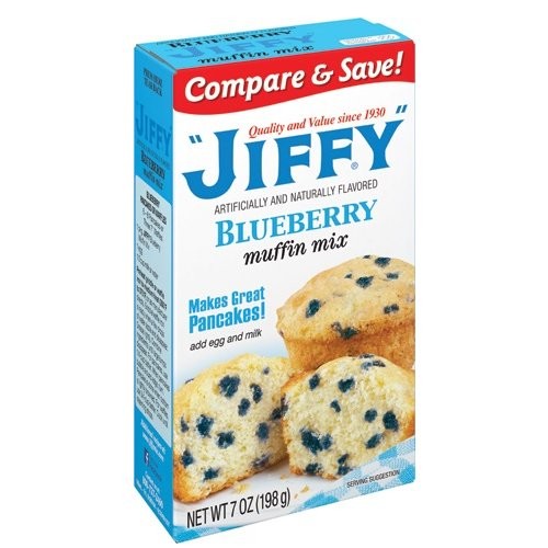 JIFFY MUFFIN MIX BLUEBERRY 7oz