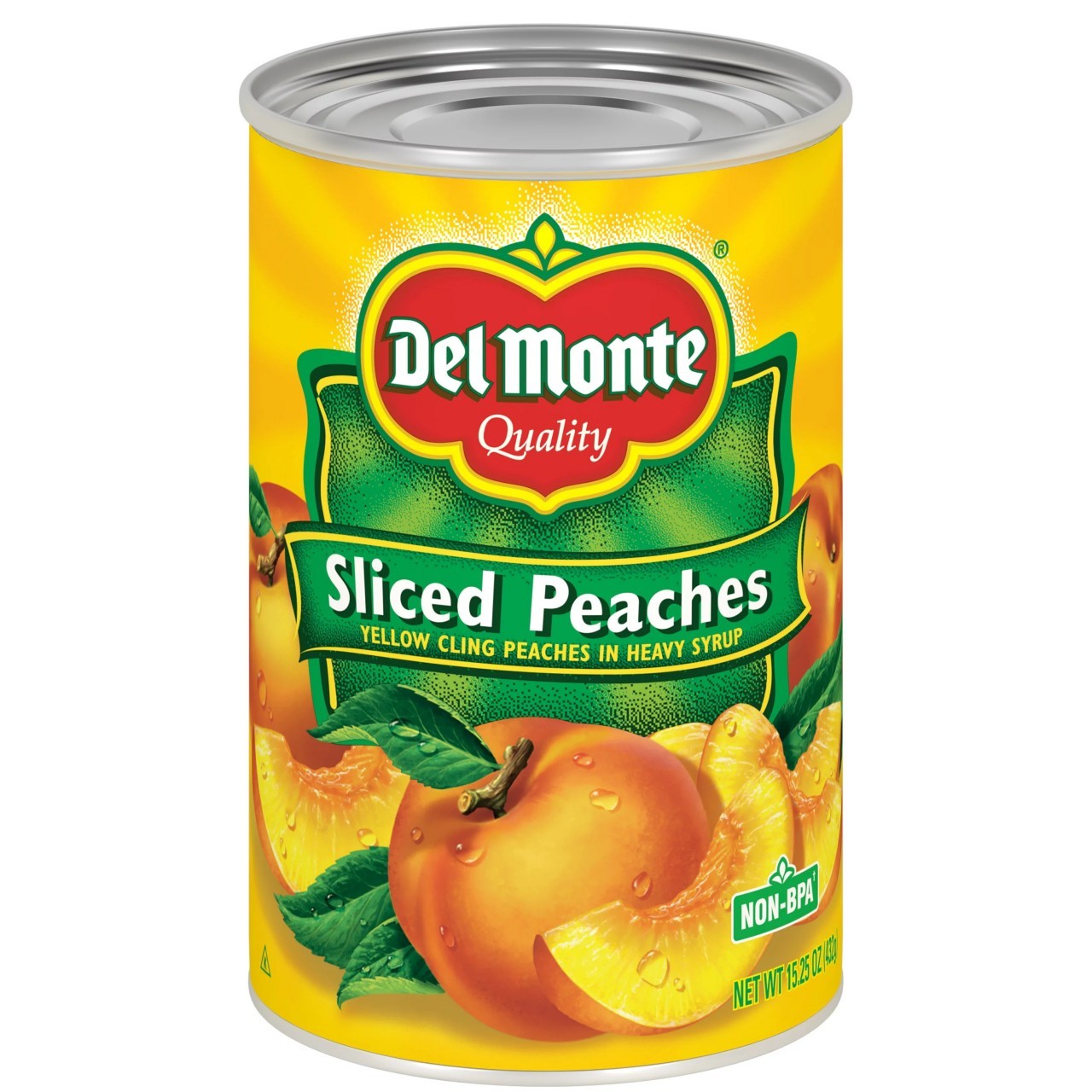 DEL MONTE PEACH SLICED 15.25oz