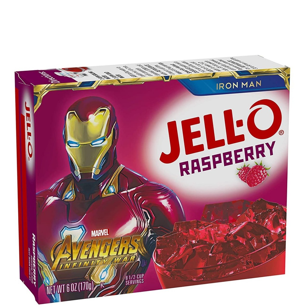 JELLO GEL RASPBERRY 6oz