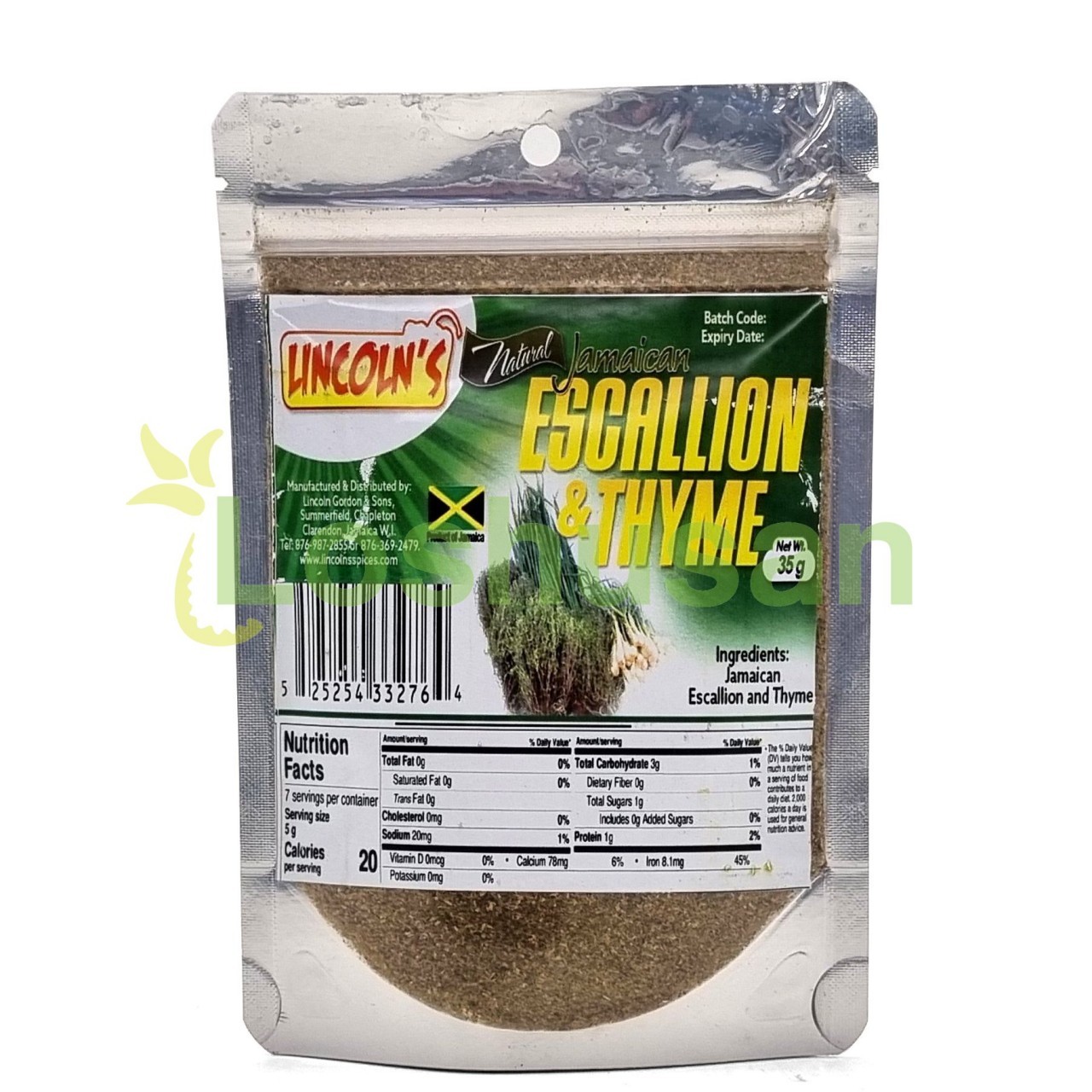 LINCOLNS ESCALLION THYME 35g
