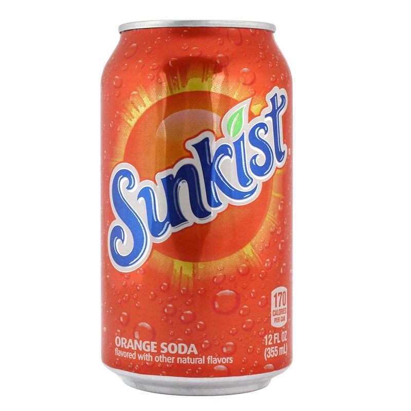 SUNKIST ORANGE SODA 355ml