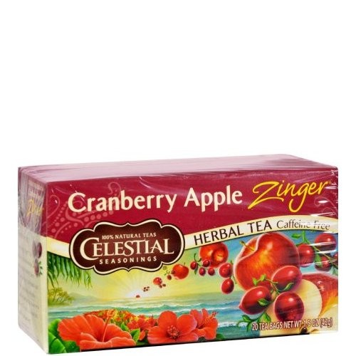 CELESTIAL TEA CRANBERRY APPLE ZINGER 20s