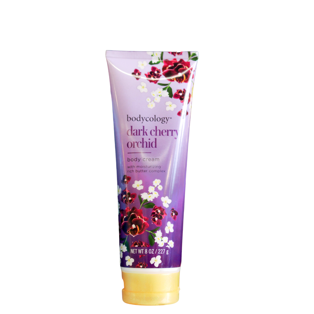 Bodycology Dark Cherry Orchid Moisturizing Body Cream, 8 oz