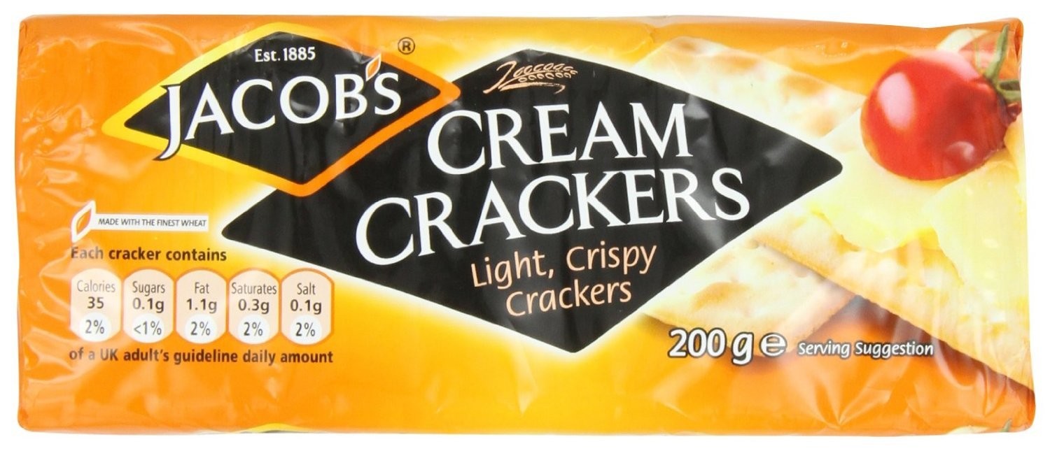 JACOBS CREAM CRACKERS 200G