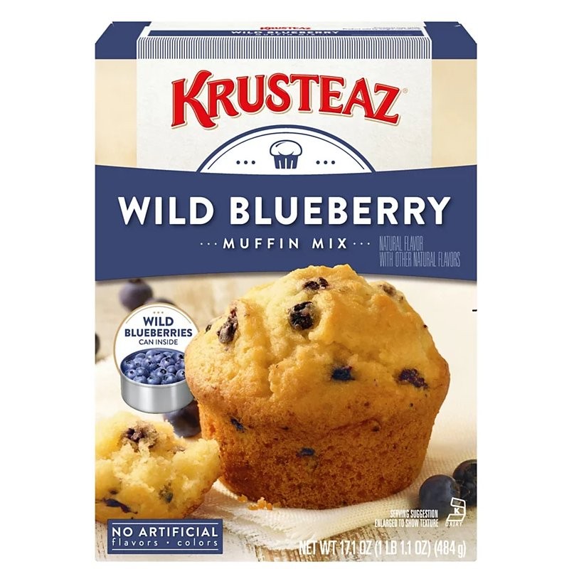 KRUSTEAZ WLD BLUEBERRY MUFFIN MIX 17.1oz