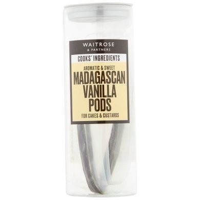 WAITROSE VANILLA PODS 2s