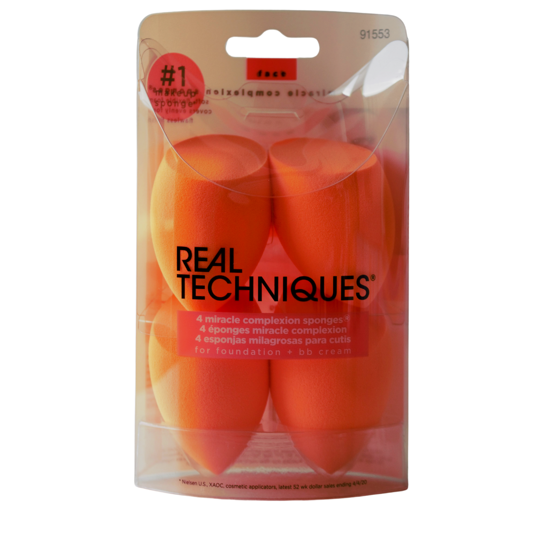 Real Techniques Makeup Sponges, 4 pcs