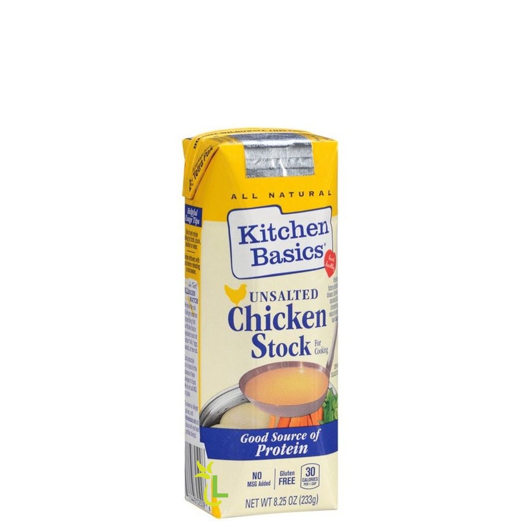 KITCHEN BASICS CHICKEN STOCK UNSLT 233g