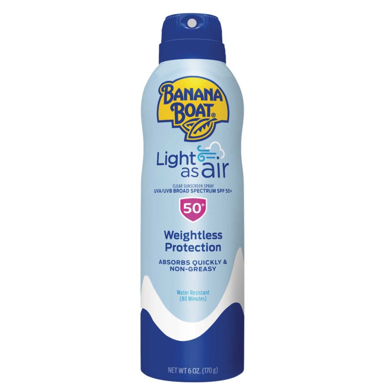 BANANA BOAT LIGHT FACE SPRAY SPF50 6oz BANANA BOAT LIGHT FACE SPRAY SPF50 6oz