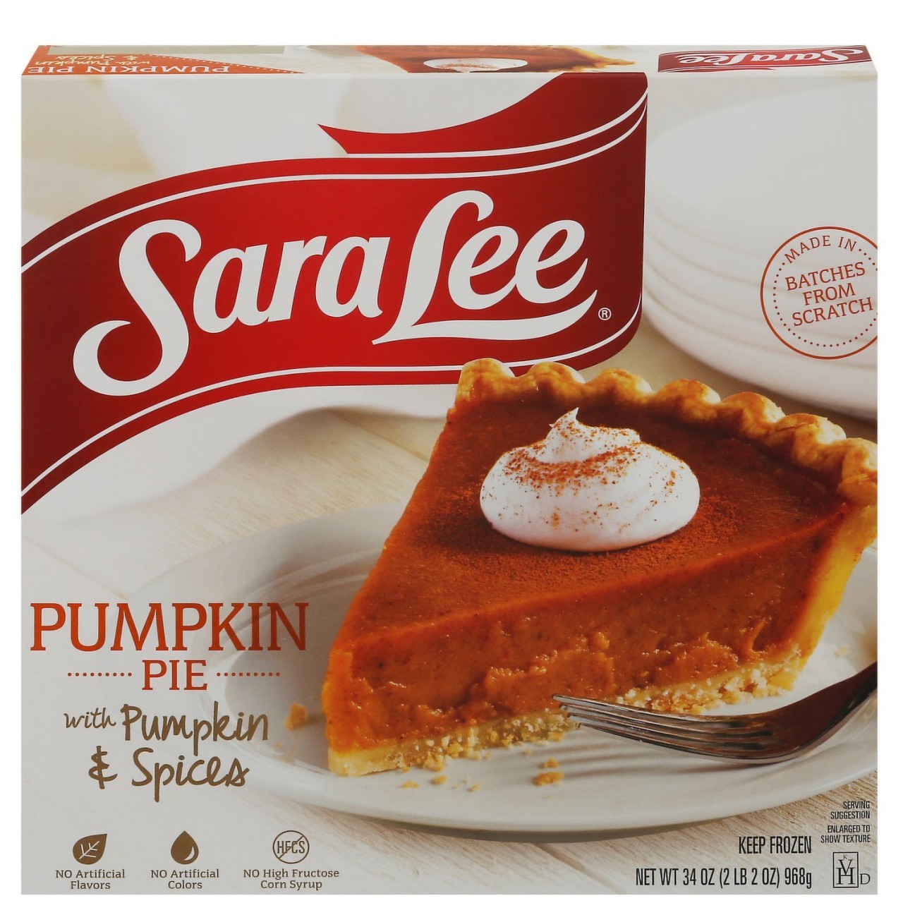 SARA LEE PIE PUMPKIN 34oz