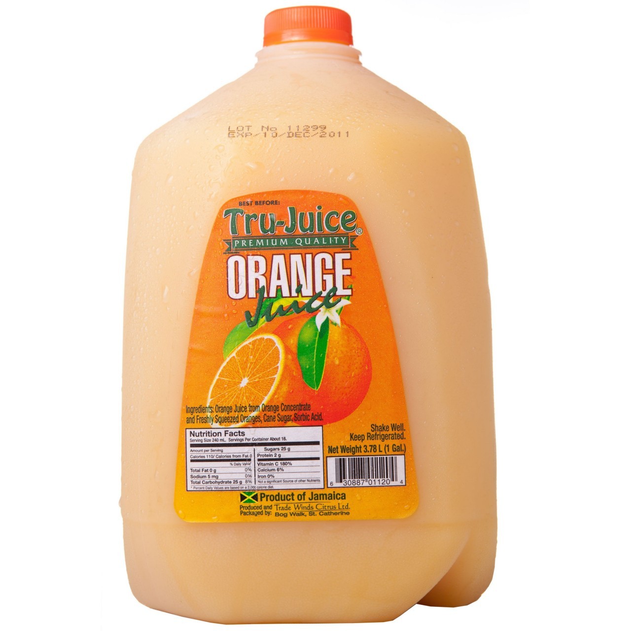 TRU-JUICE ORANGE NSA 3.78L
