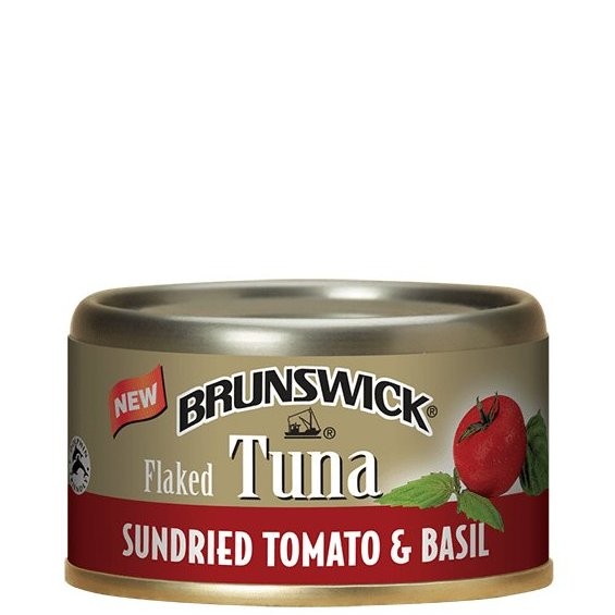 BRUNSWICK TUNA FLAKED TOM BASIL 85g