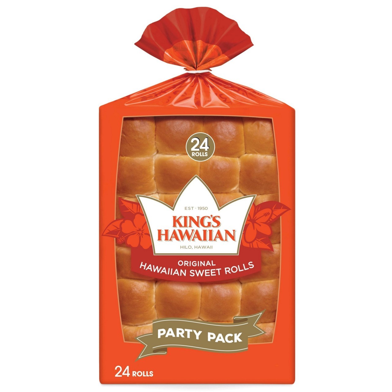 KINGS HAWAIIAN ROLLS SWEET 24ct