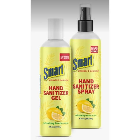 SMART HAND SANITIZER SPRAY/GEL 8OZ