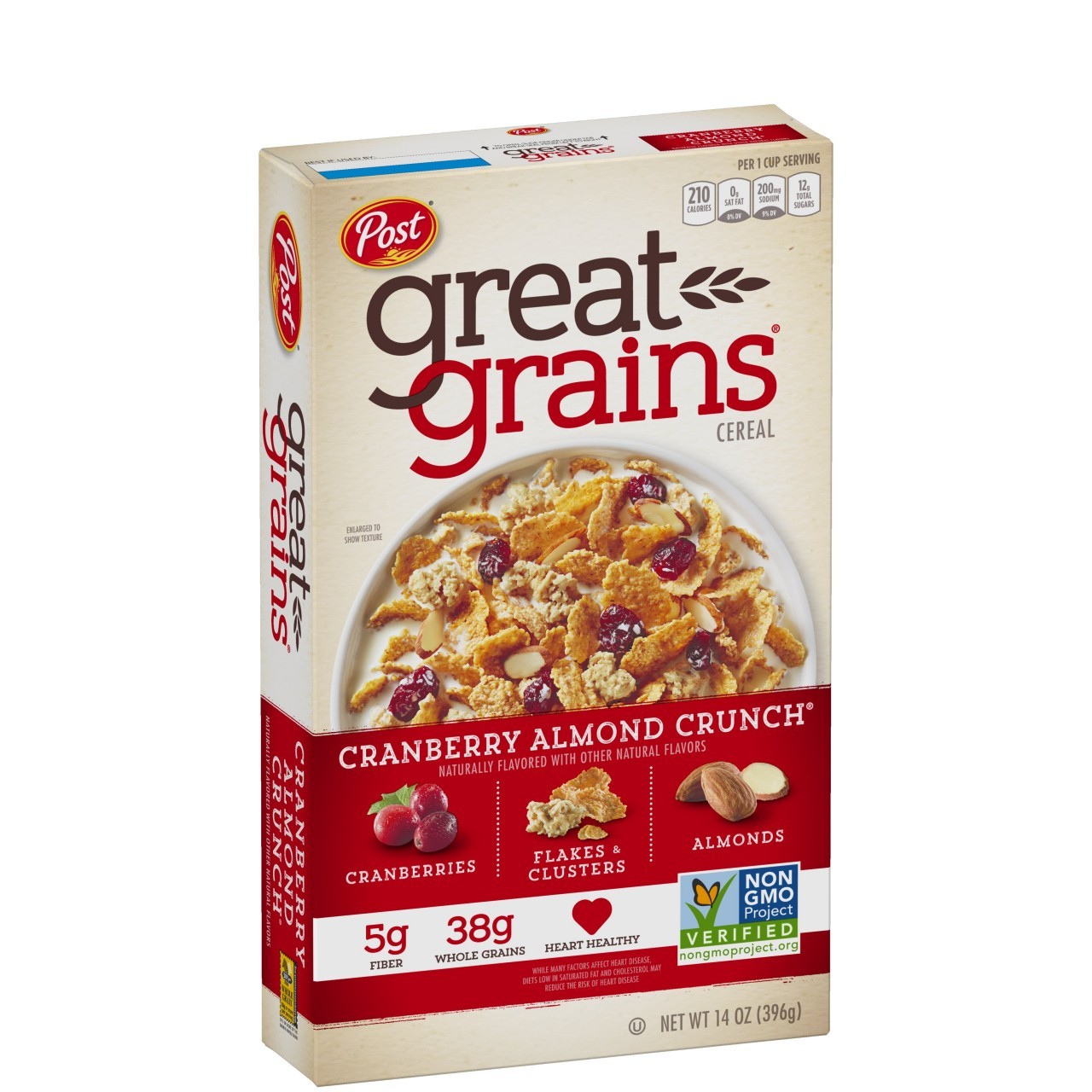 POST GRT GRAINS CRAN ALMOND 14oz