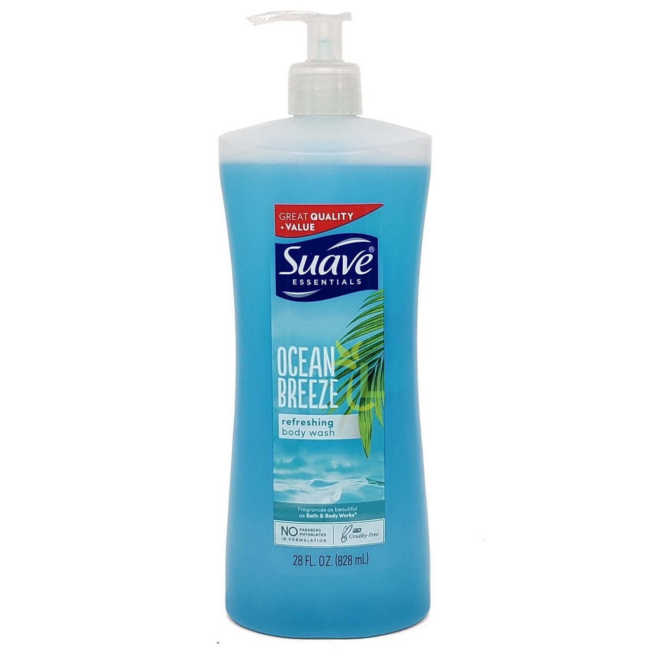SUAVE BODY WASH OCEAN BREEZE 28oz