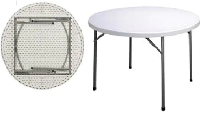 CEL 5ft Round Folding Table