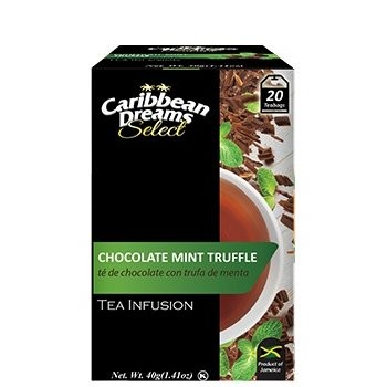 CARIB DREAMS TEA SLCT CHOC MINT TRUF 20s