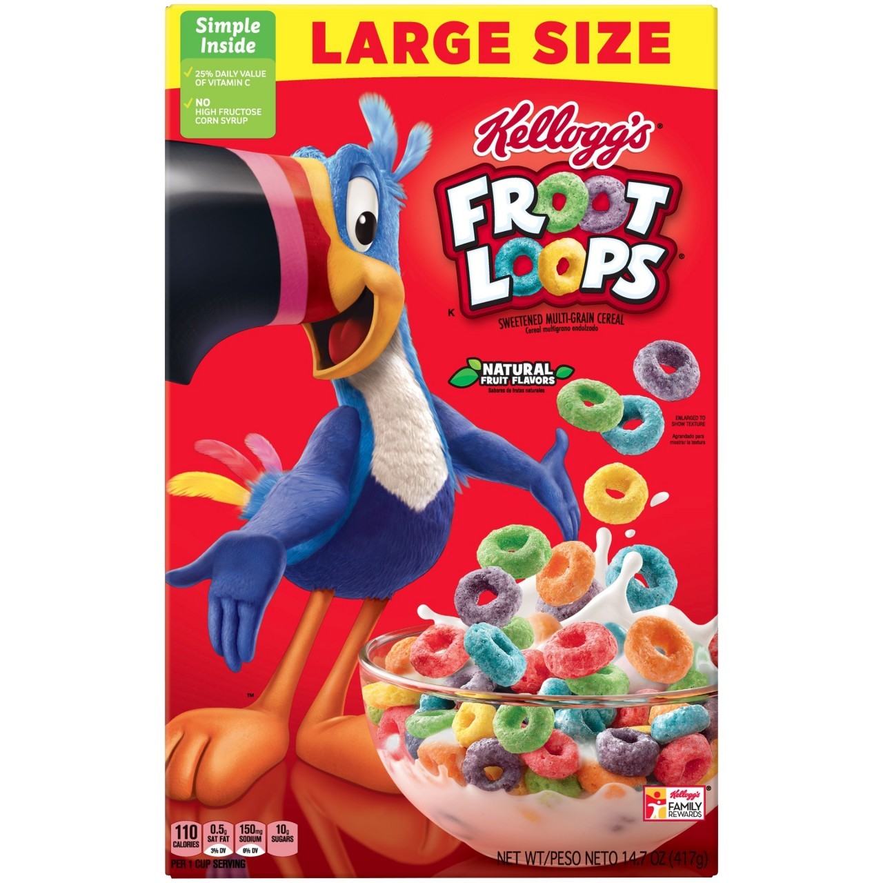 KELLOGGS FROOT LOOPS 417g