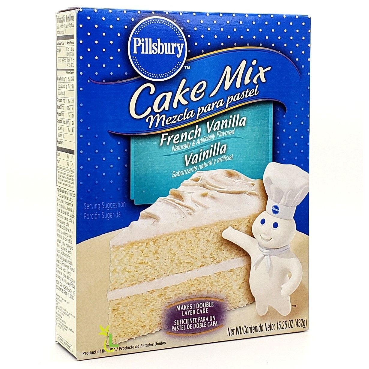 PILLSBURY CAKE MIX FRENCH VANILLA 432g