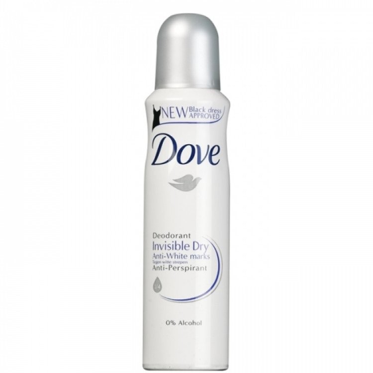 DOVE A/P SPRAY INVISIBLE DRY 150ml