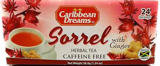 CARIBBEAN DREAMS SORREL & GINGER TEA 24’s