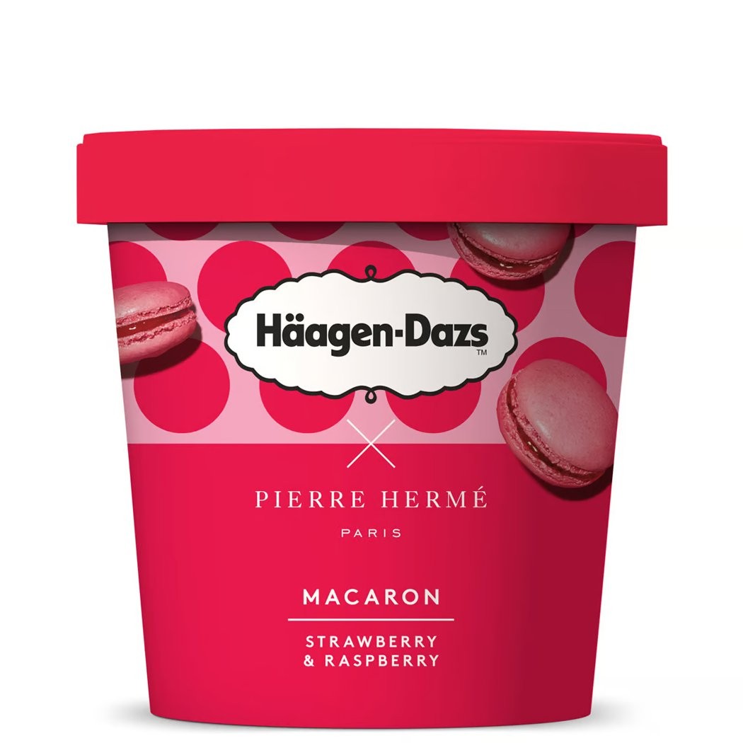 HAAGEN DAZS STRAWBERRY RASPBERRY 420ml