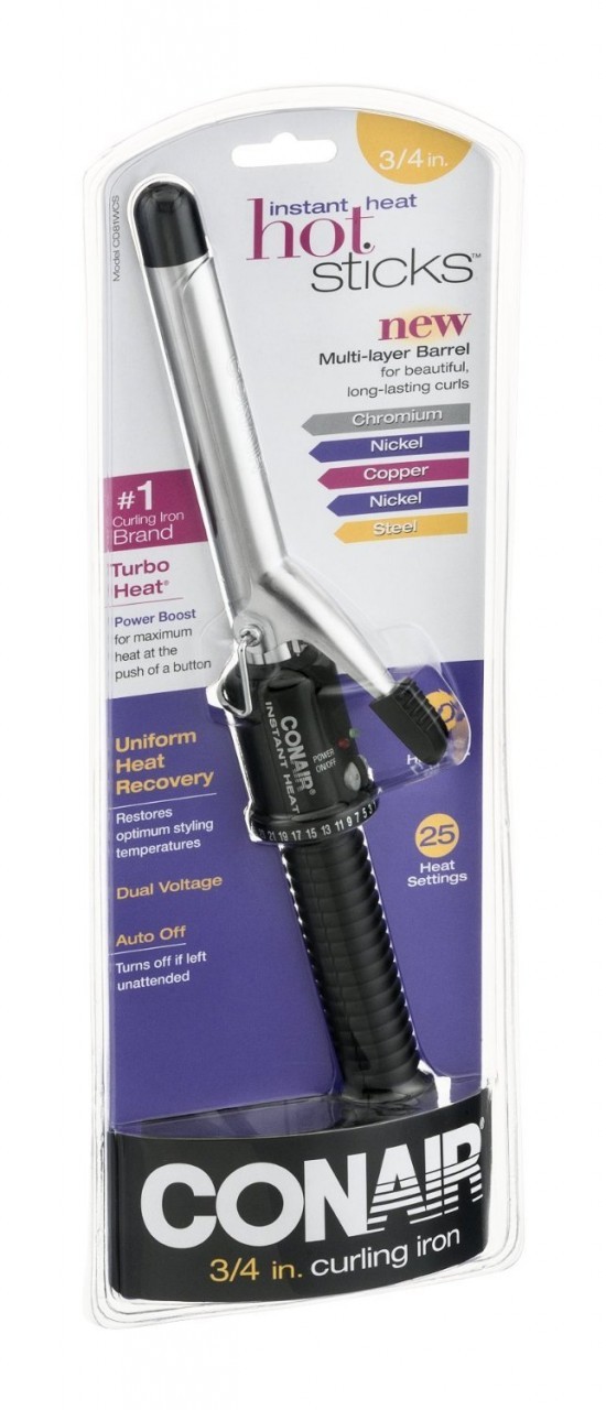 Conair Hot Sticks 3/4-Inch Multi-Layer Barrel Curling Iron,