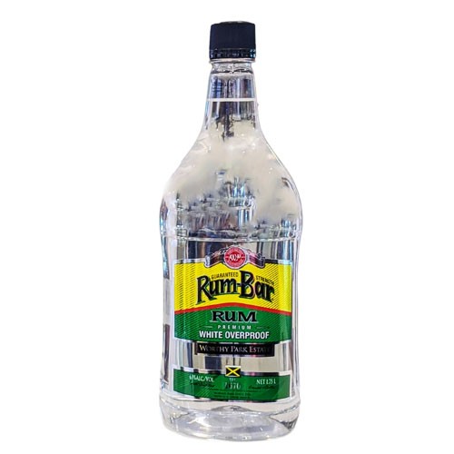 RUM BAR WHITE OVERPROOF RUM 1.75LT