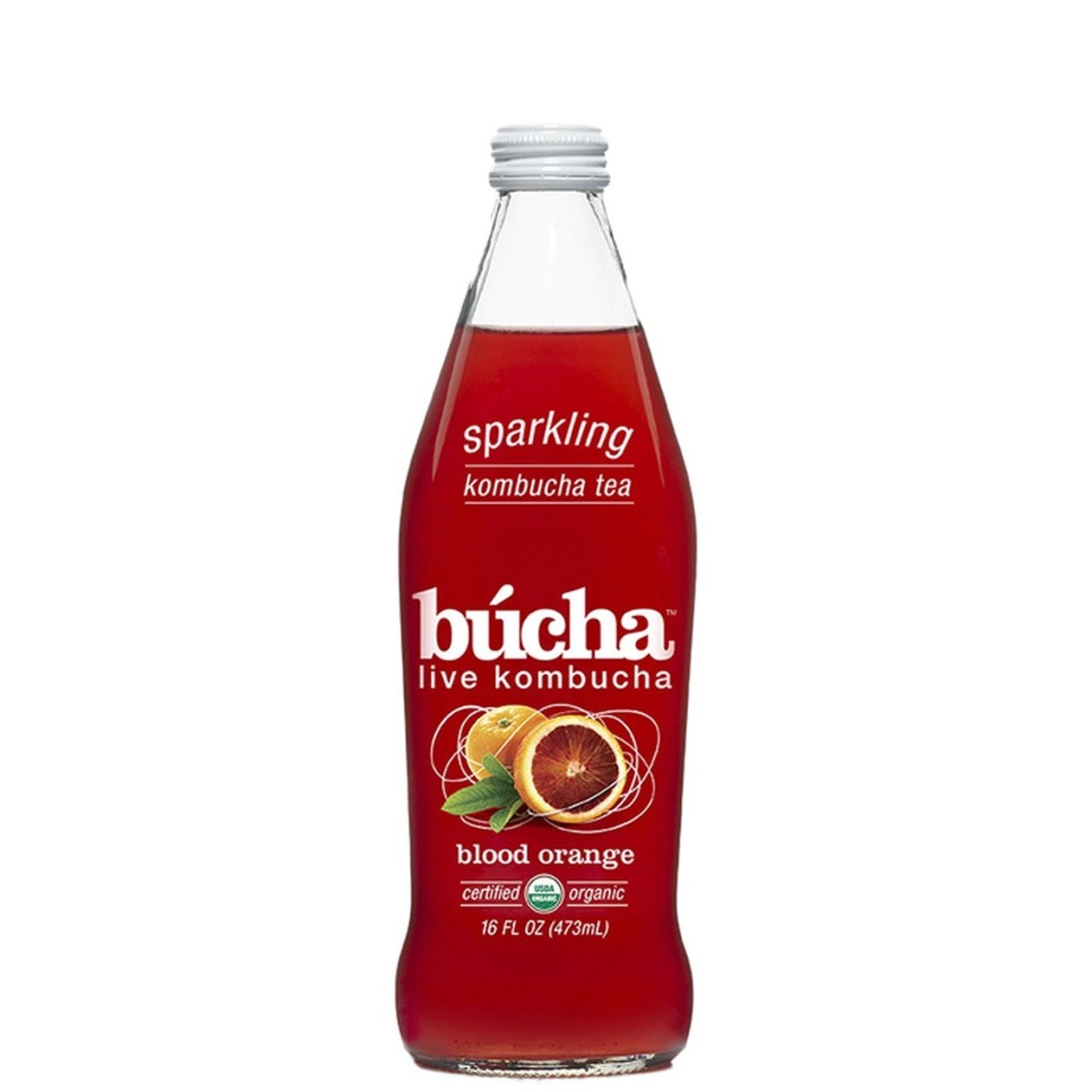 BUCHA KOMBUCHA SPK TEA BLOOD ORANGE 16oz