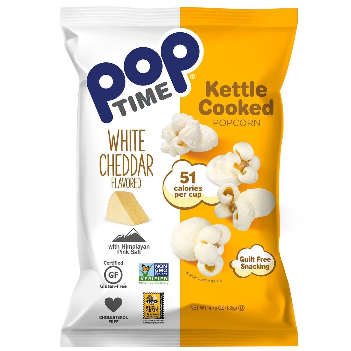 POP TIME KETTLE WHITE CHEDDAR 4.75oz
