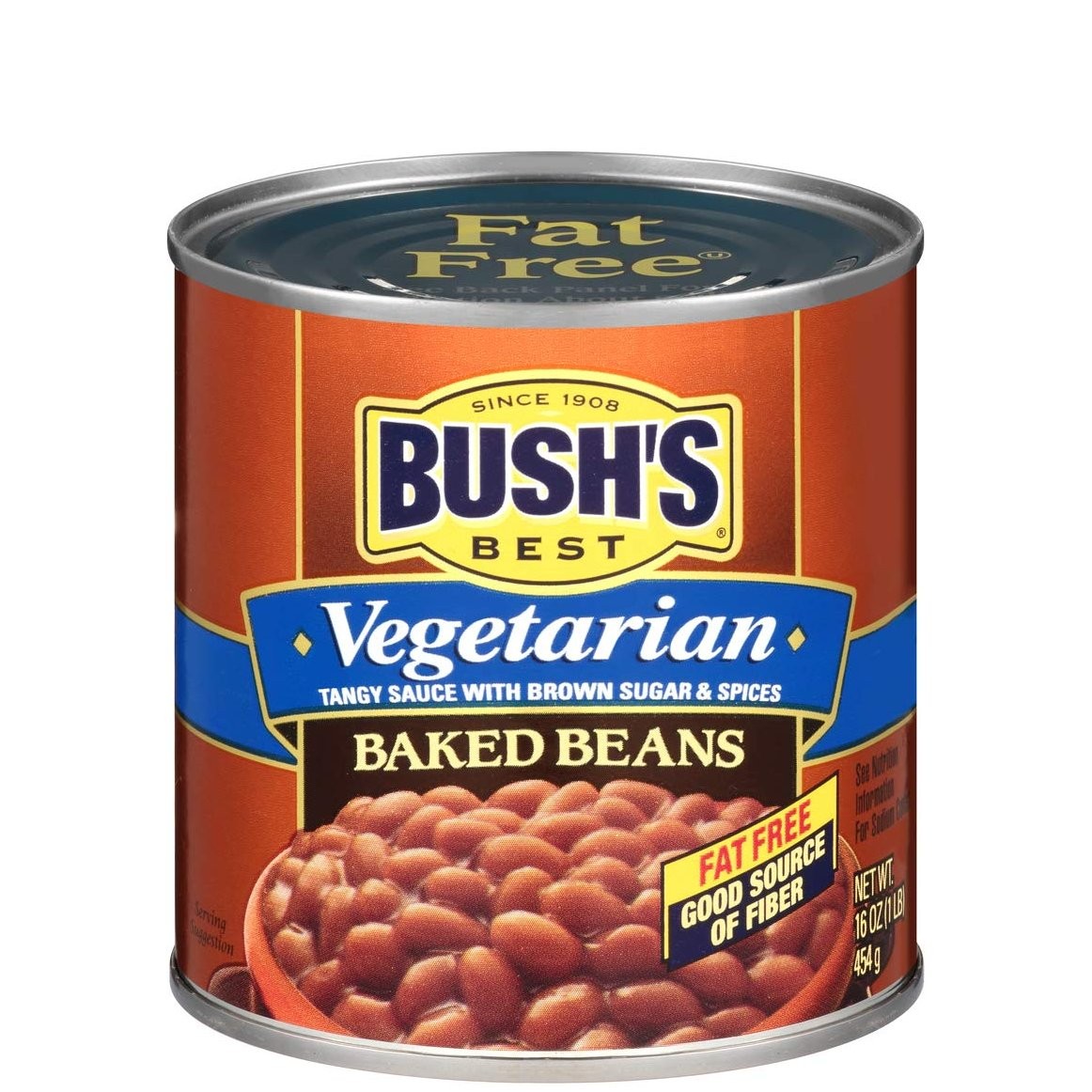 BUSHS BAKED BEANS VEG 454g