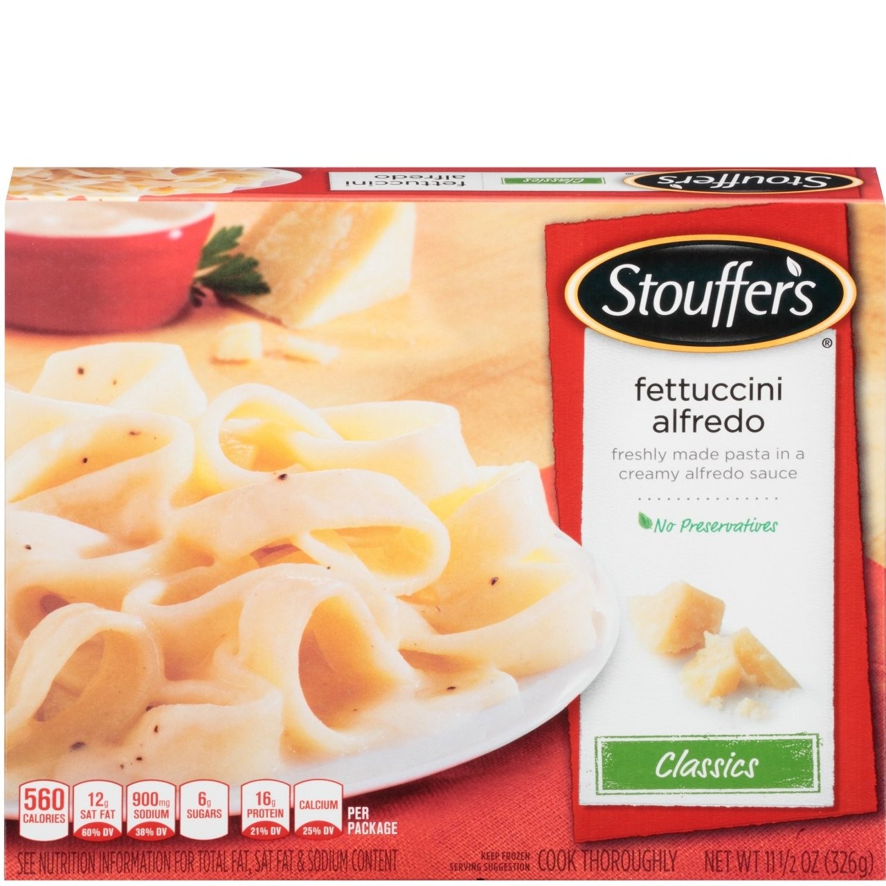 STOUFFERS FETTUCCINI ALFREDO 326g