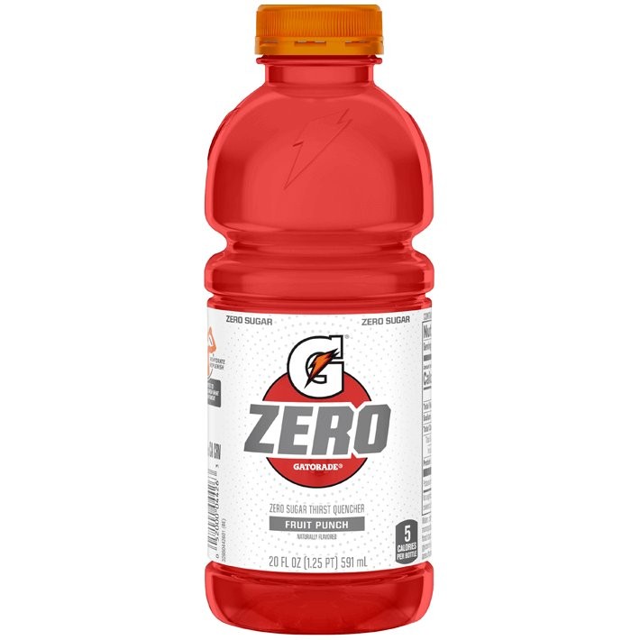 GATORADE ZERO FRUIT PUNCH 20oz