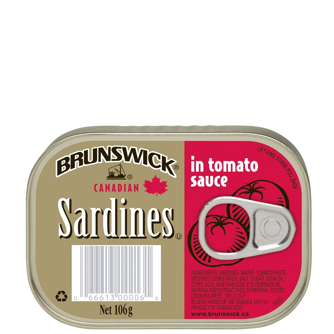 BRUNSWICK SARDINE TOMATO SCE 106g