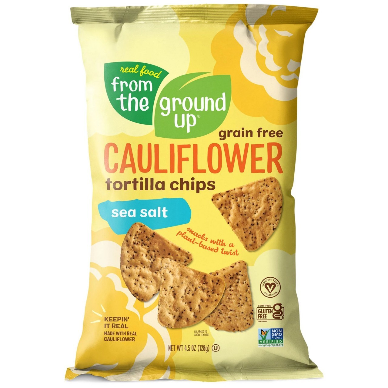 FROM GROUND CAULI TORTILLA SEASALT 4.5oz