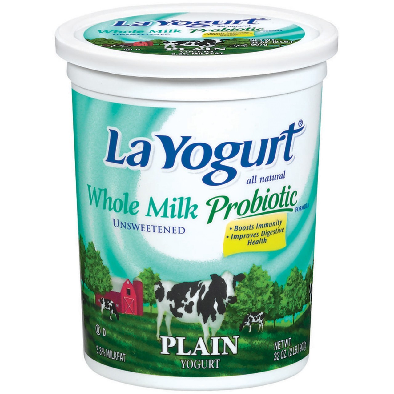 LA YOGURT WHOLE MILK PLAIN 32oz