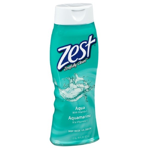 Zest Body Wash, Aqua 18 fl oz