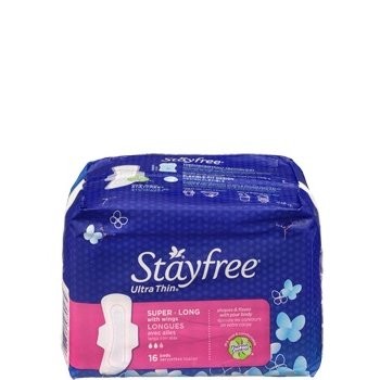 STAYFREE U/THIN SUPER LNG ALL IN ONE 16s
