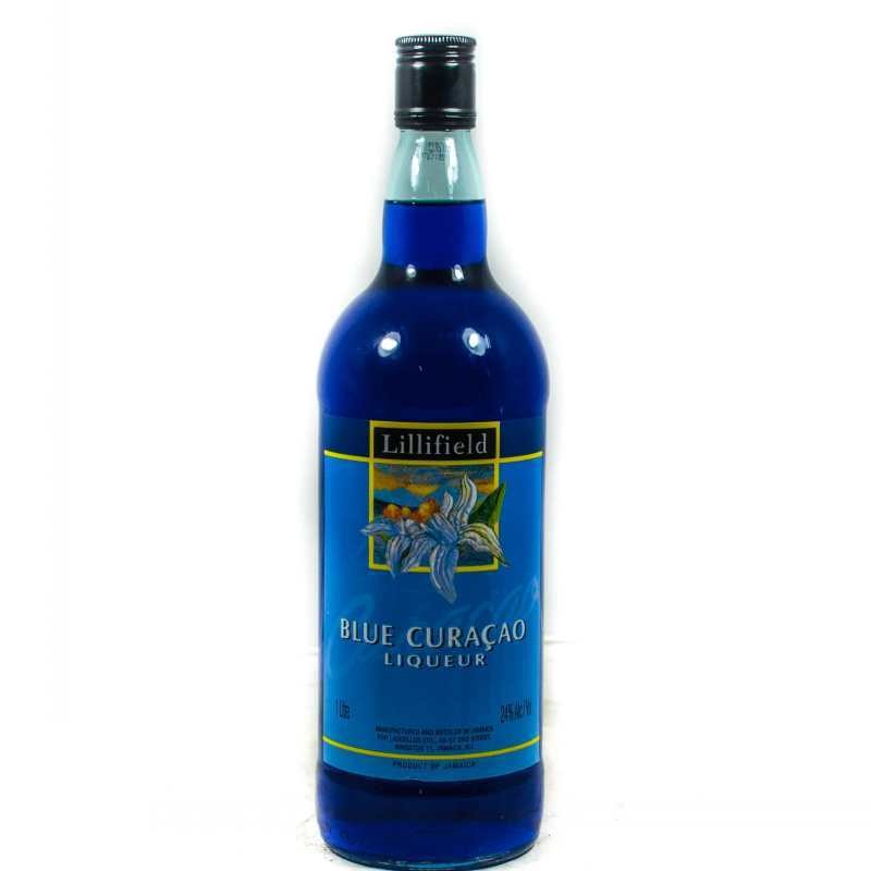 LILLIFIELD BLUE CURACAO LIQUEUR 1LT