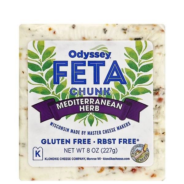 ODYSSEY FETA CHUNK MEDITERRANEAN HRB 8oz