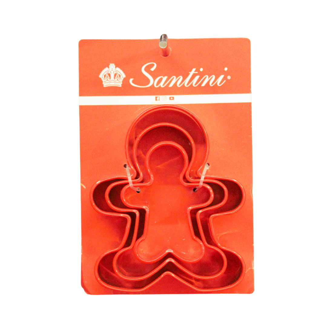 X-Mas Gingerbread Man Cookie Cutters, 3pcs